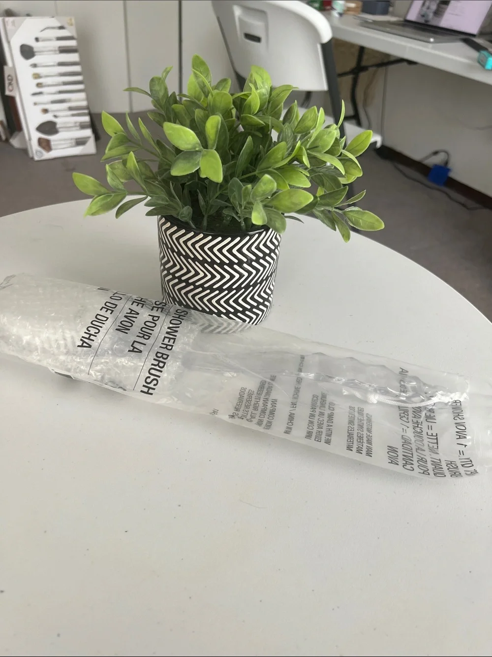 NEW Shower Brush, Dual Tool